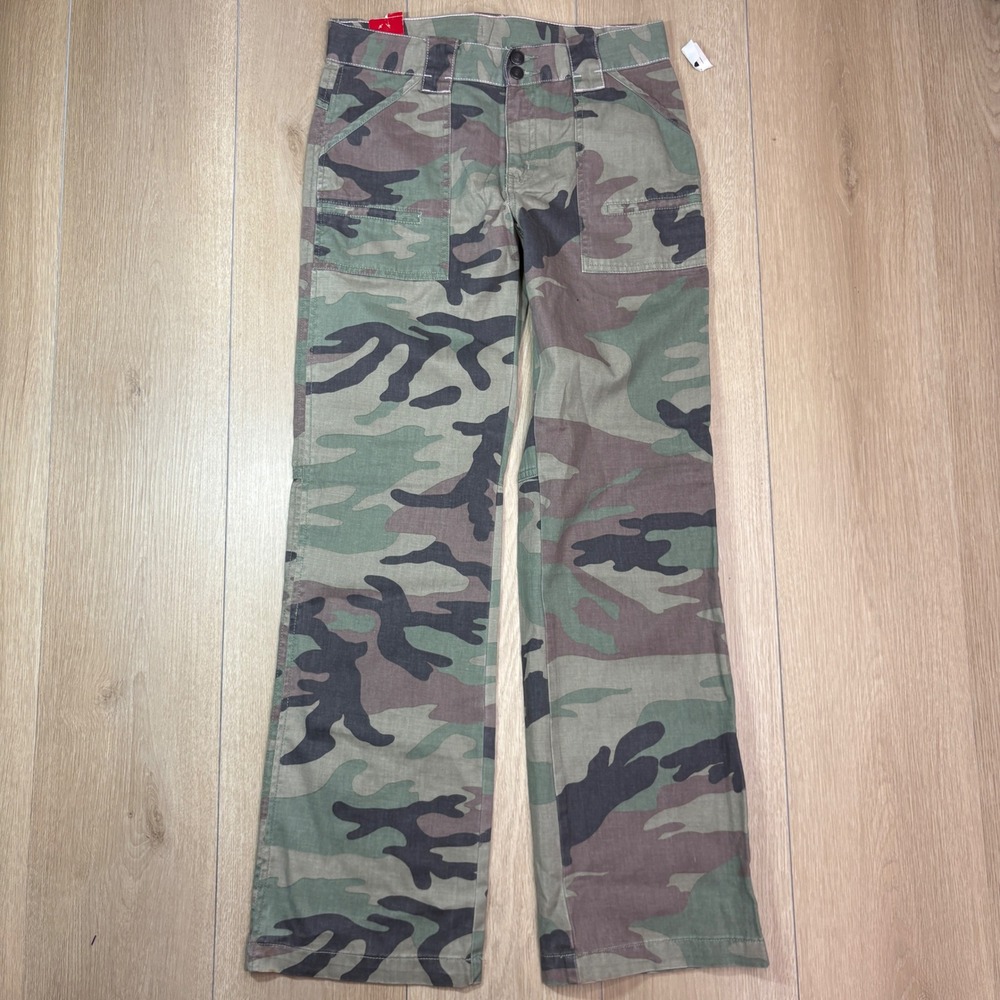 Gap Kids Camo Utility Pants Woodland Camouflage Adjustable Waist Size 16 NWT